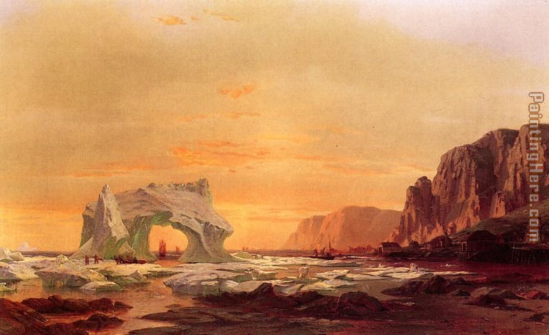 The Archway painting - William Bradford The Archway art painting